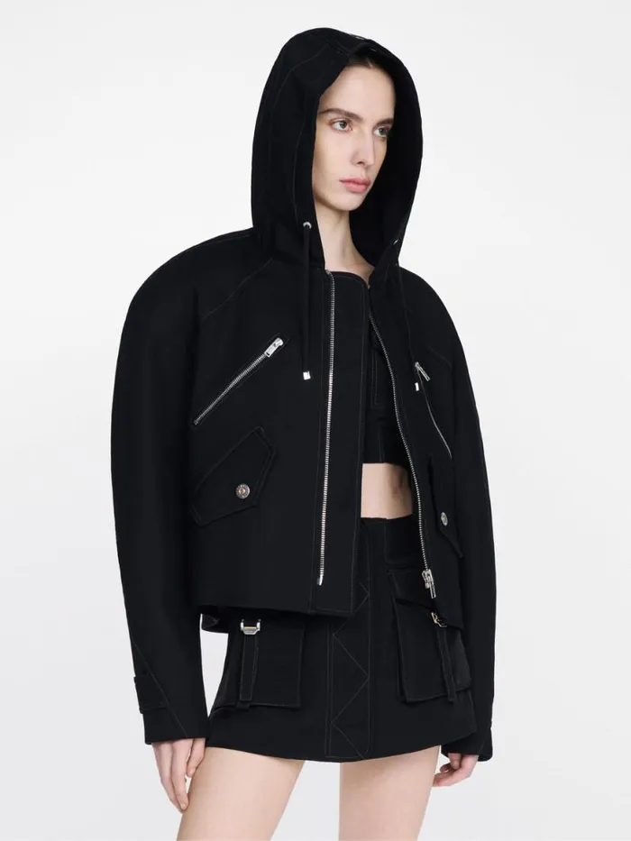 Dion Lee Outerwear ZIP UP JACKET Black 8211 UnisexShop