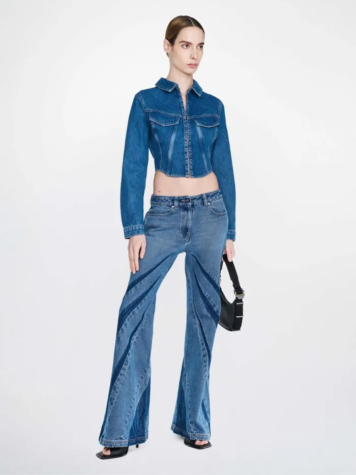 Dion Lee Pants DARTED BOOTCUT JEAN American Blue 8211 Shop