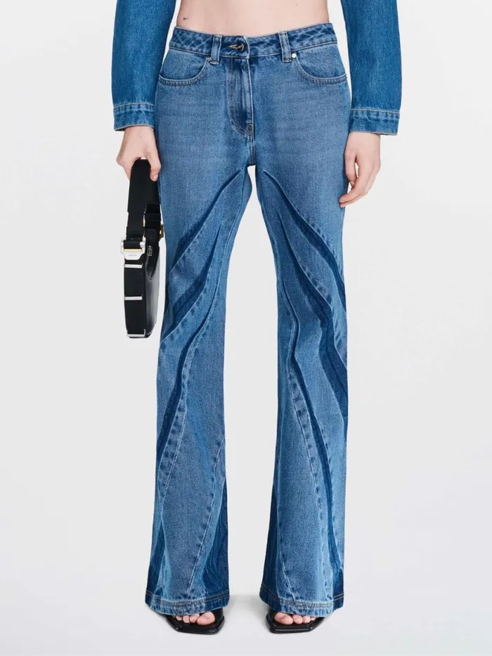 Dion Lee Pants DARTED BOOTCUT JEAN American Blue 8211 Shop