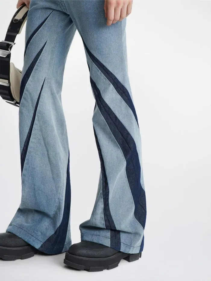 Dion Lee Pants DARTED DENIM PANT Indigo 8211 UnisexShop