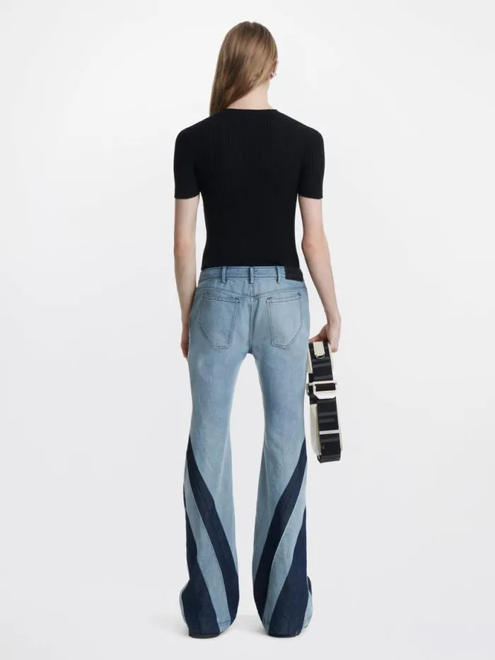 Dion Lee Pants DARTED DENIM PANT Indigo 8211 UnisexShop