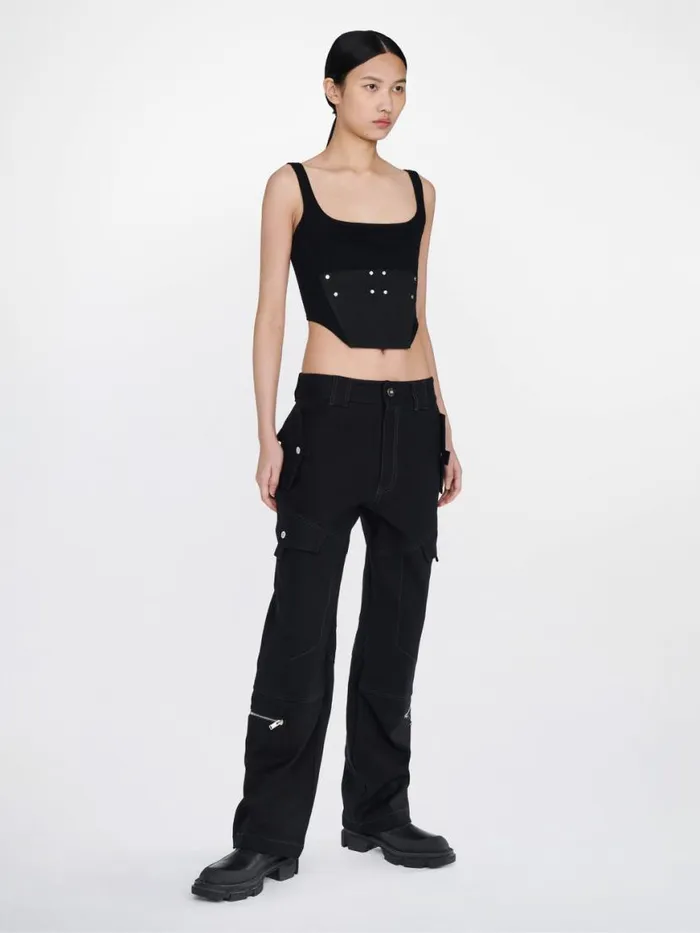 Dion Lee Pants TACTICAL CARGO PANT Black 8211 Shop