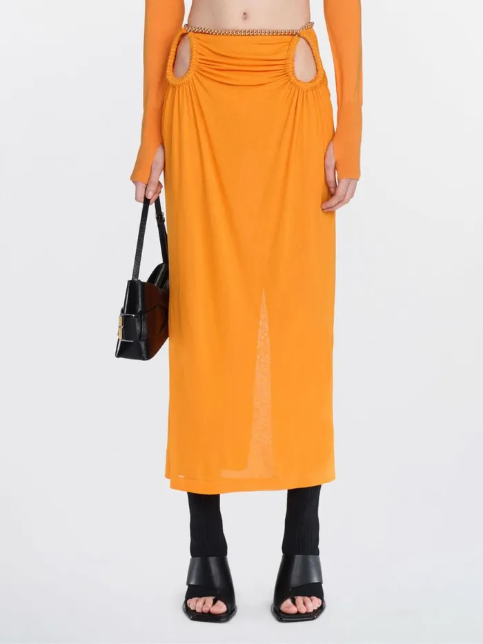 Dion Lee Skirts BARBALL ROPE SKIRT Citrine 8211 Shop
