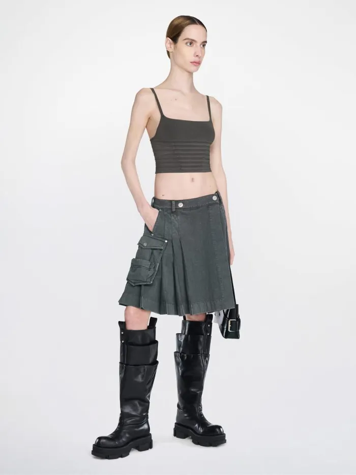 Dion Lee Skirts CARGO KILT Washed Mercury 8211 Shop