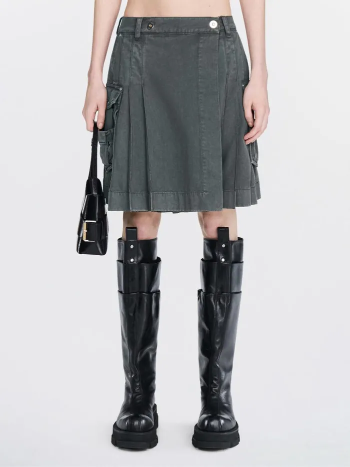 Dion Lee Skirts CARGO KILT Washed Mercury 8211 Shop