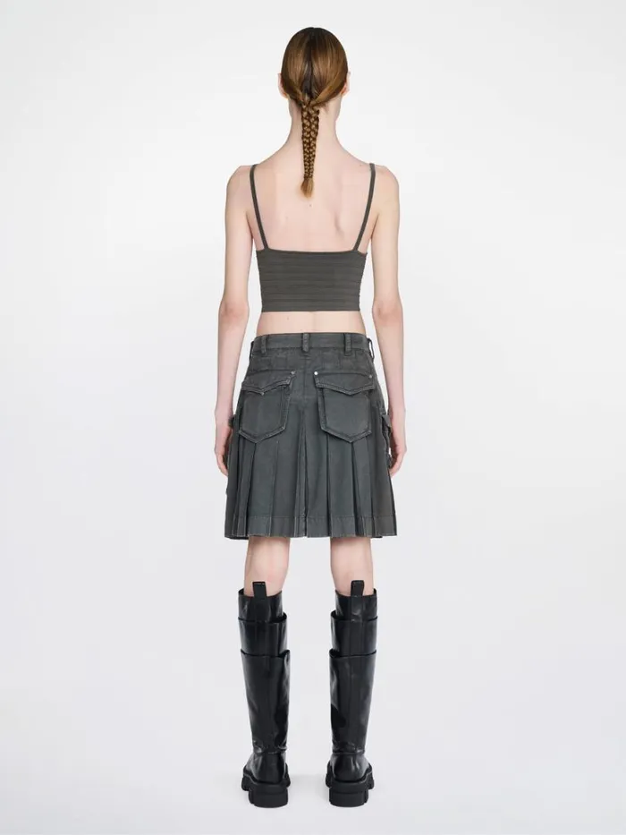 Dion Lee Skirts CARGO KILT Washed Mercury 8211 Shop