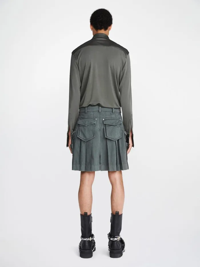 Dion Lee Skirts CARGO KILT Washed Mercury 8211 Shop