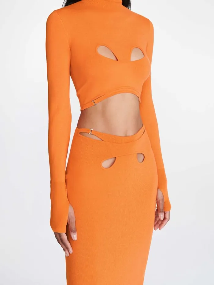 Dion Lee Skirts MOBIUS LOOP SKIRT Citrine 8211 Shop