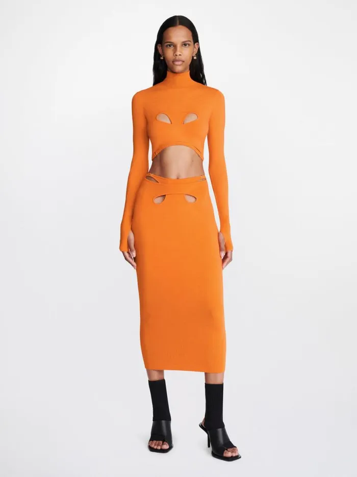 Dion Lee Skirts MOBIUS LOOP SKIRT Citrine 8211 Shop
