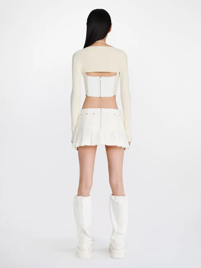 Dion Lee Skirts WRENCH POCKET SKIRT Ivory 8211 Shop