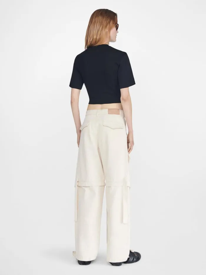 Dion Lee Tops CORSET TEE Black 8211 UnisexShop