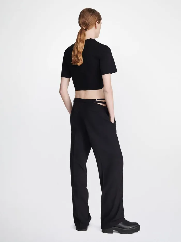 Dion Lee Tops CORSET TEE Black 8211 UnisexShop