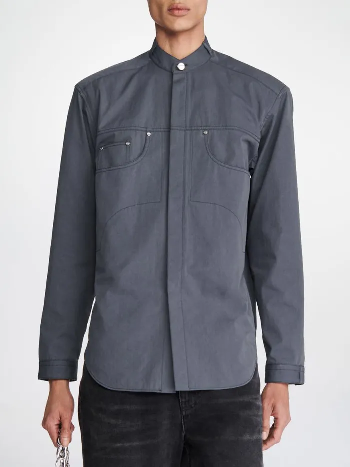 Dion Lee Tops JEAN SHIRT Asphalt 8211 UnisexShop