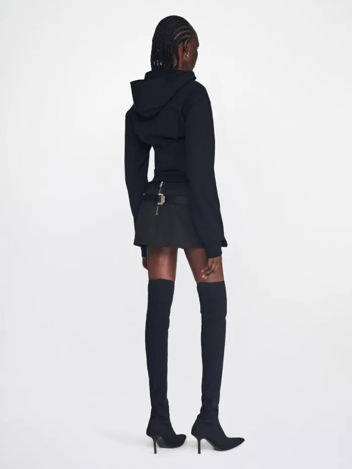 Dion Lee Tops LAYERED CORSET HOODIE Black 8211 Shop