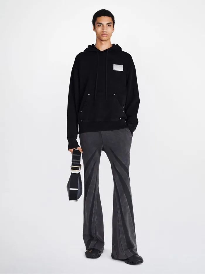 Dion Lee Tops RIVET HOODIE Black 8211 UnisexShop