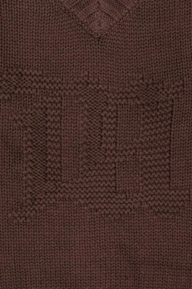 Distressed Knit Brown Men MISBHV Knitwear