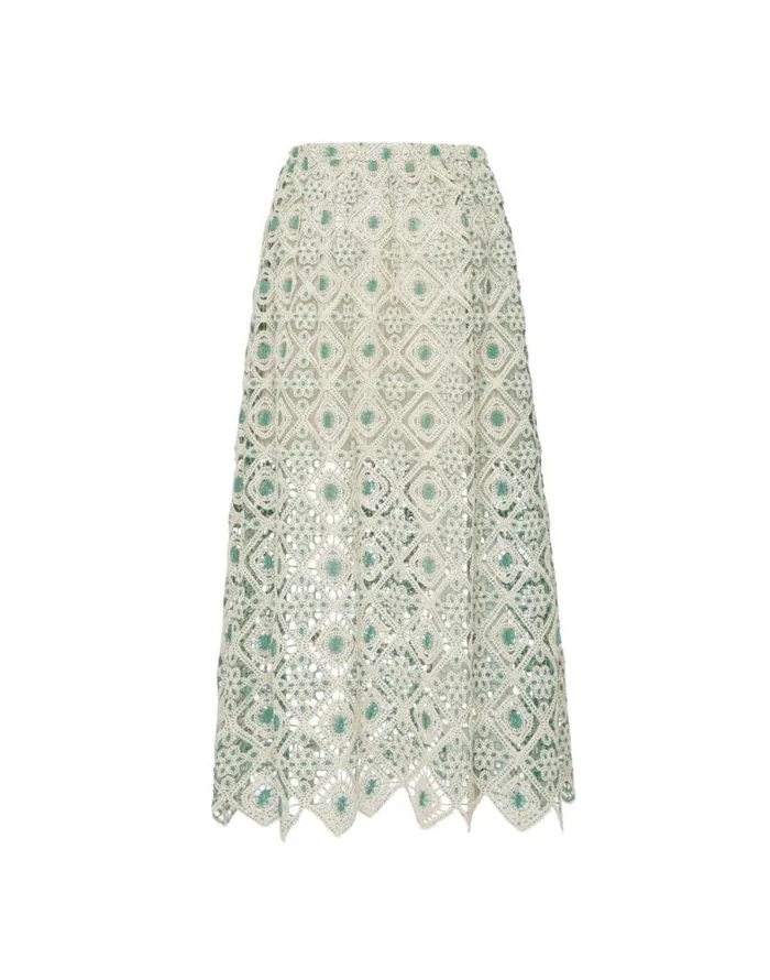 Drawstring Skirt Agua Cream Women La Double J Skirts Drawstring Skirt Agua Cream Women La Double J Skirts