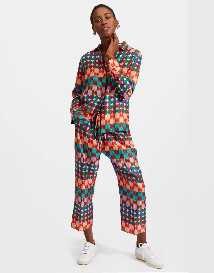 Drawstrings Pants Mezzaluna Rainbow Women La Double J Shorts and Pants Drawstrings Pants Mezzaluna Rainbow Women La Double J Shorts and Pants