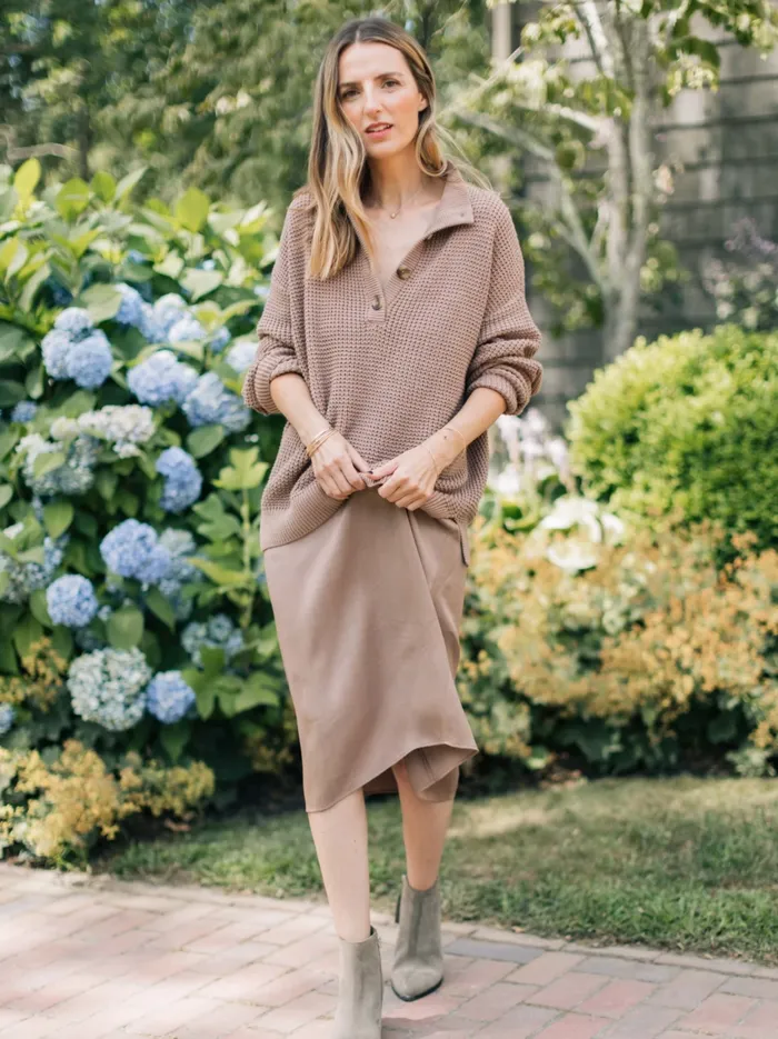 Dresses and Jumpsuits Able Women Pepper Midi Slip Dress Mushroom
