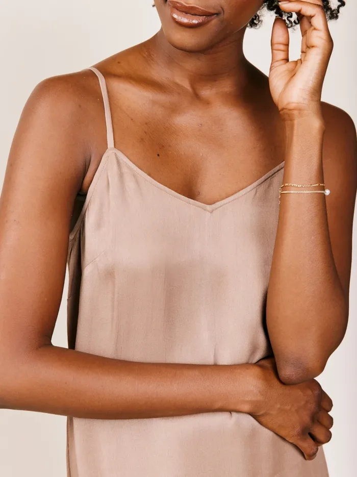 Dresses and Jumpsuits Able Women Pepper Midi Slip Dress Mushroom