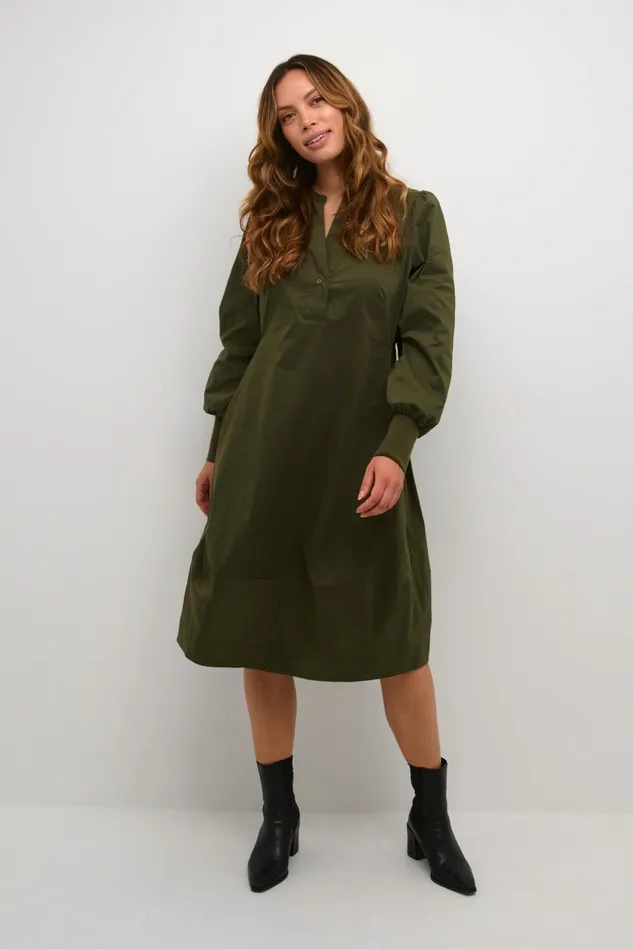 Dresses Women CULTURE CUantoinett Dress Burnt Olive