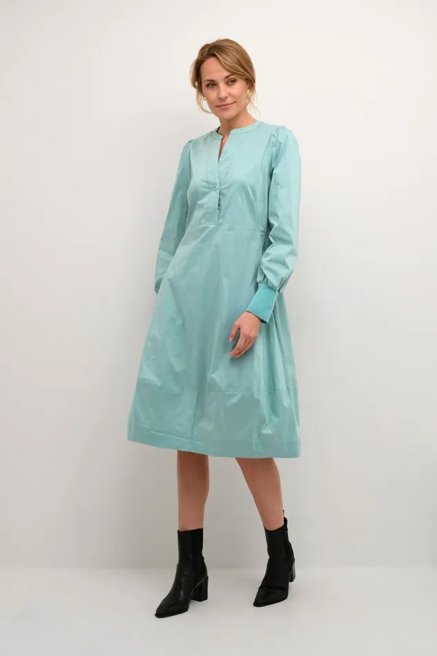 Dresses Women CULTURE CUantoinett Dress Green Milieu