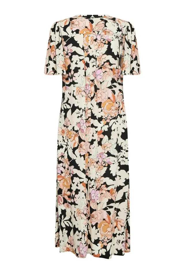 Dresses Women CULTURE CUaudrey Dress Orangepink Flower