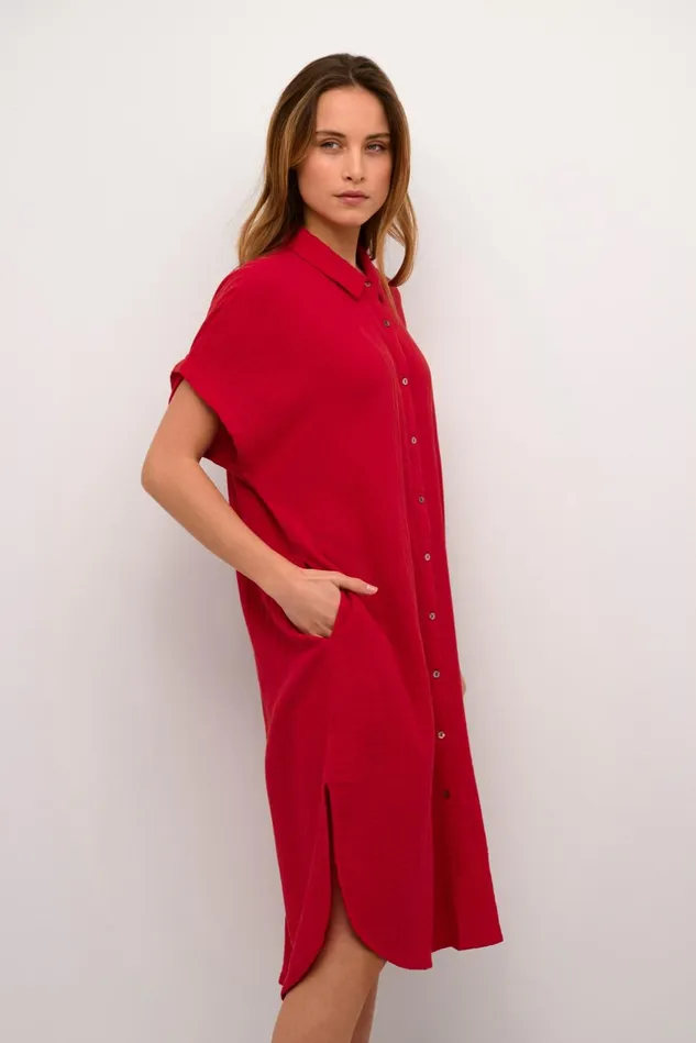 Dresses Women CULTURE CUelina Dress Racing Red