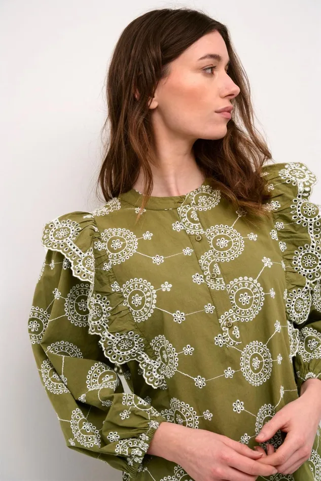 Dresses Women CULTURE CUisa Dress Burnt Olive