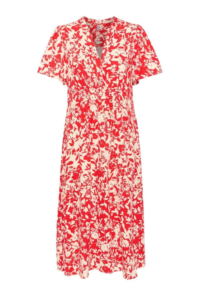 Dresses Women CULTURE CUjenny Dress Red Whitecap Flower