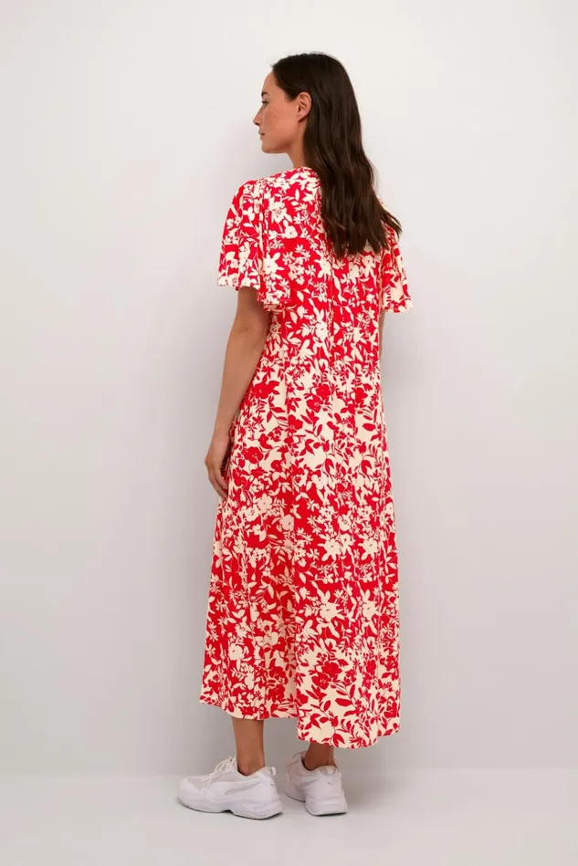 Dresses Women CULTURE CUjenny Dress Red Whitecap Flower