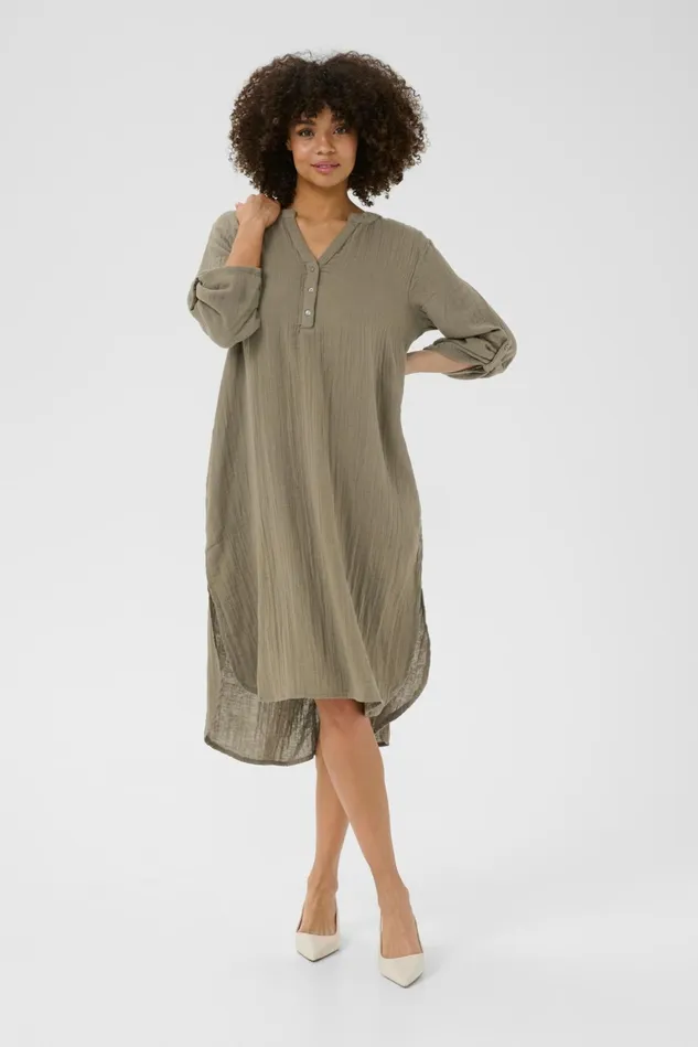 Dresses Women CULTURE CUmyra Dress Dusky Green