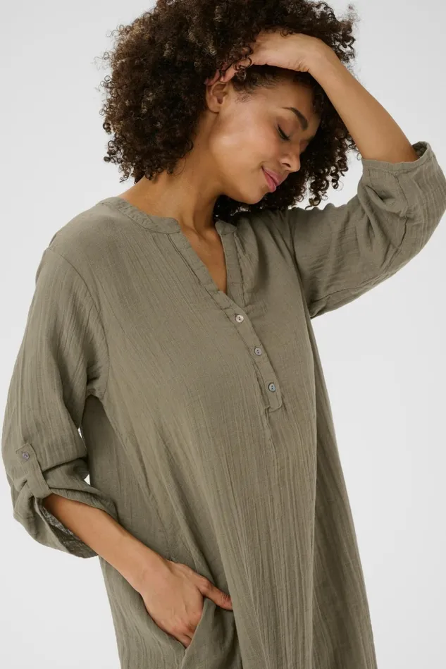 Dresses Women CULTURE CUmyra Dress Dusky Green