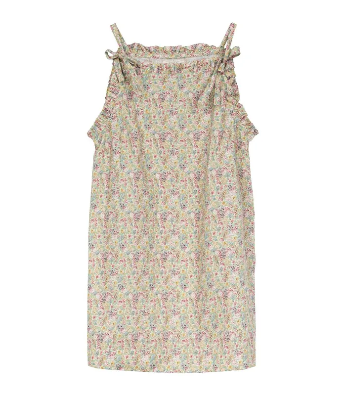 Dresses Women DEN Dee Dress Chrysanthemum Sky Floral Dresses Women DEN Dee Dress Chrysanthemum Sky Floral