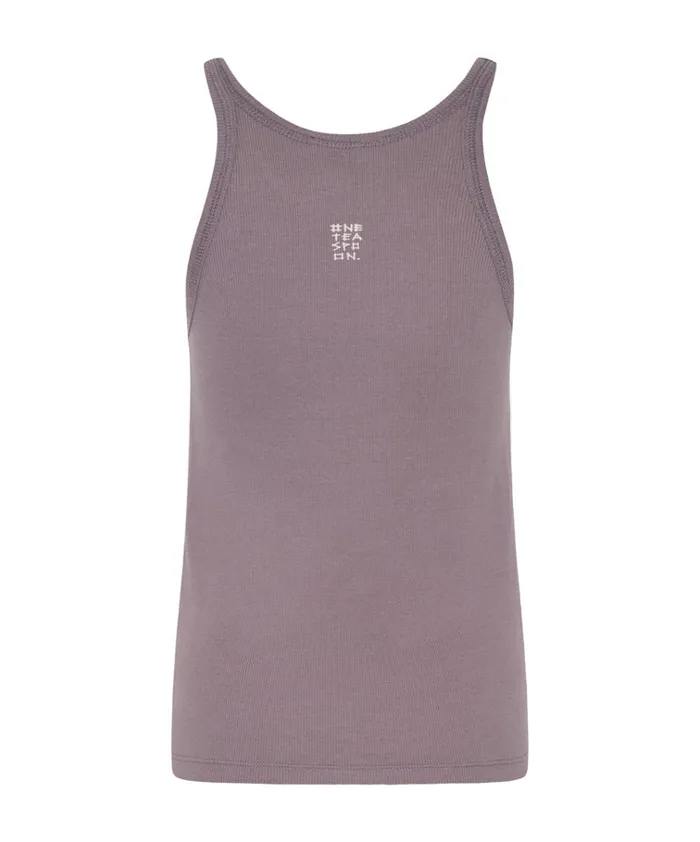 DUSKY ONE TEASPOON LOGO SINGLET Women One Teaspoon Tees and Tanks DUSKY ONE TEASPOON LOGO SINGLET Women One Teaspoon Tees and Tanks