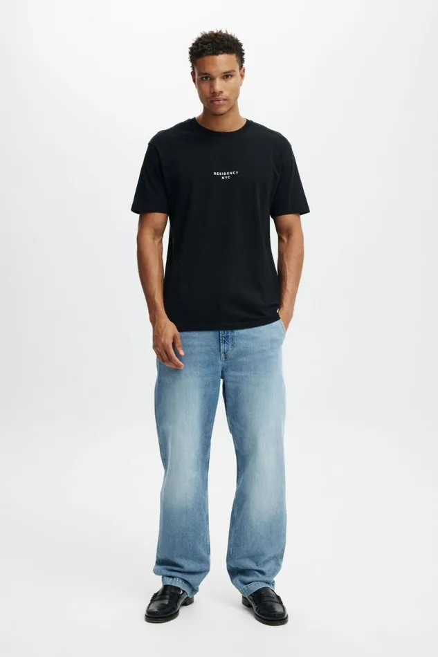 Easy TShirt Black Residency Nyc Men Cotton On Tees and Tanks Easy TShirt Black Residency Nyc Men Cotton On Tees and Tanks