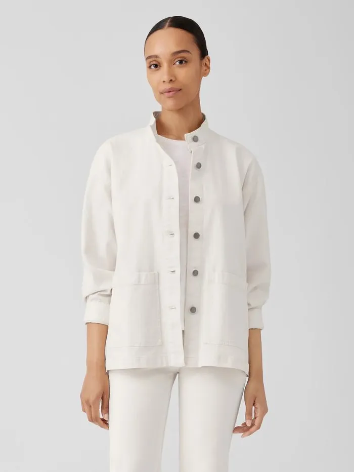 Eileen Fisher Denim Undyed Organic Cotton Denim Jacket Undyed Natural 8211 Shop Eileen Fisher Denim Undyed Organic Cotton Denim Jacket Undyed Natural 8211 Shop