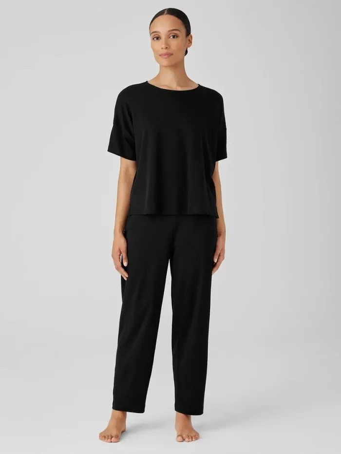 Eileen Fisher Extended Sizing 1X3X Organic Cotton Interlock Lantern Sleep Pant Black 8211 Shop Eileen Fisher Extended Sizing 1X3X Organic Cotton Interlock Lantern Sleep Pant Black 8211 Shop