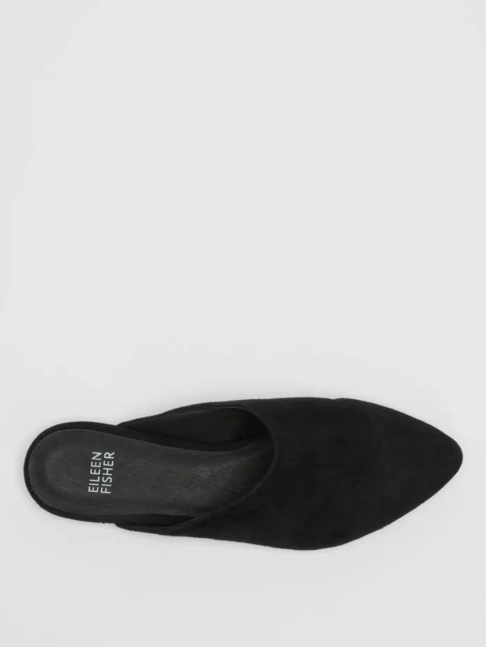 Eileen Fisher Shoes Blog Suede Mule Black 8211 Shop