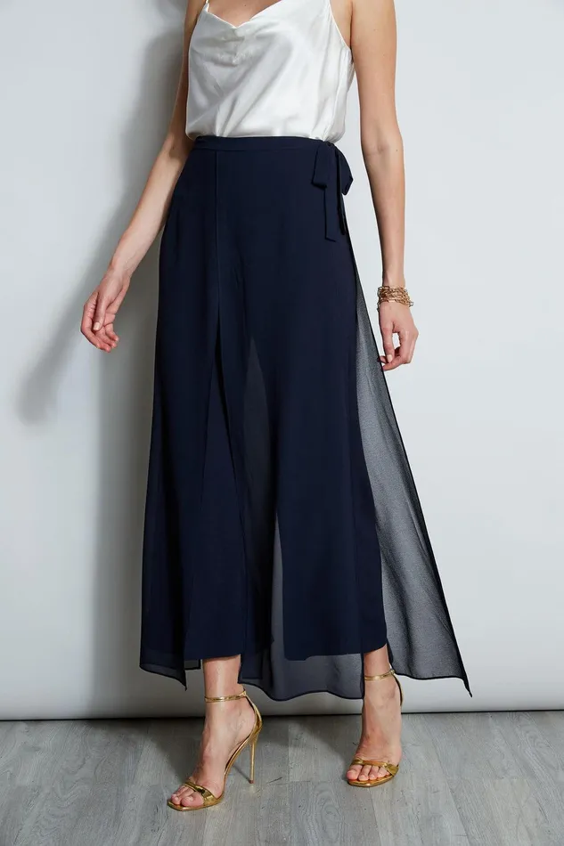 Elie Tahari Overlay Pant Stargazer Women Bottoms