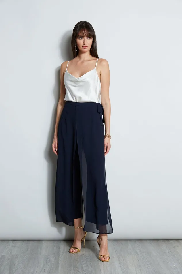 Elie Tahari Overlay Pant Stargazer Women Bottoms