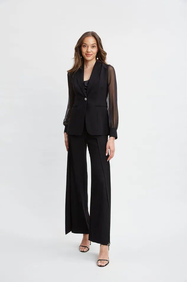 Elie Tahari Stretch Silk Satin Cami Black Women Tops