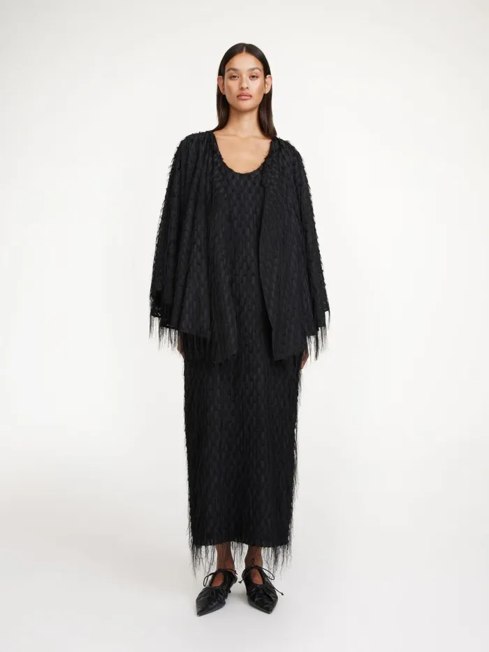 Elyn Midi Dress Black Women By Malene Birger Dresses