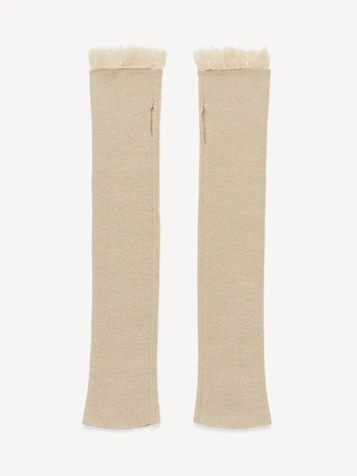 Fezan Gloves Oyster Gray Women By Malene Birger Other Accessories
