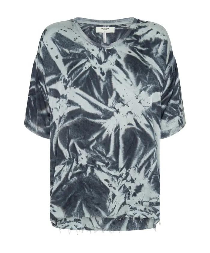 FIRE FLIES OVERSIZED SATIN TEE Women One Teaspoon Tees and Tanks FIRE FLIES OVERSIZED SATIN TEE Women One Teaspoon Tees and Tanks