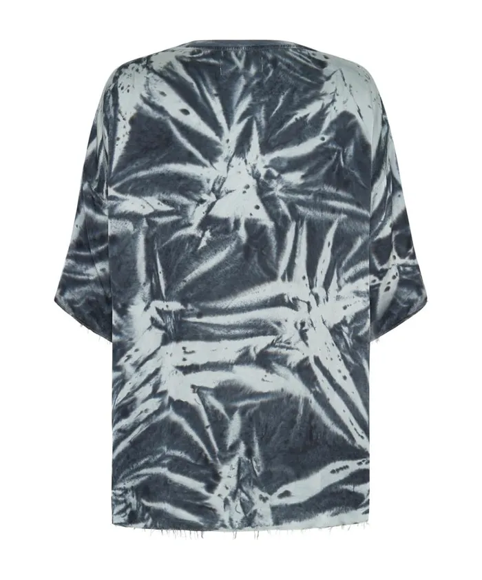 FIRE FLIES OVERSIZED SATIN TEE Women One Teaspoon Tees and Tanks FIRE FLIES OVERSIZED SATIN TEE Women One Teaspoon Tees and Tanks