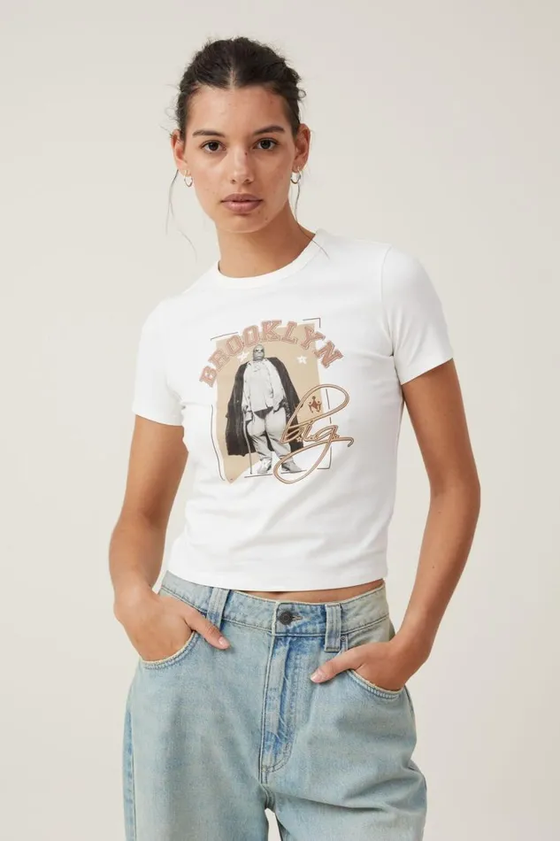 Fitted Graphic Music Longline Tee Lcn Mt Biggie Brooklyn Bigvintage White Women Cotton On Tops Fitted Graphic Music Longline Tee Lcn Mt Biggie Brooklyn Bigvintage White Women Cotton On Tops