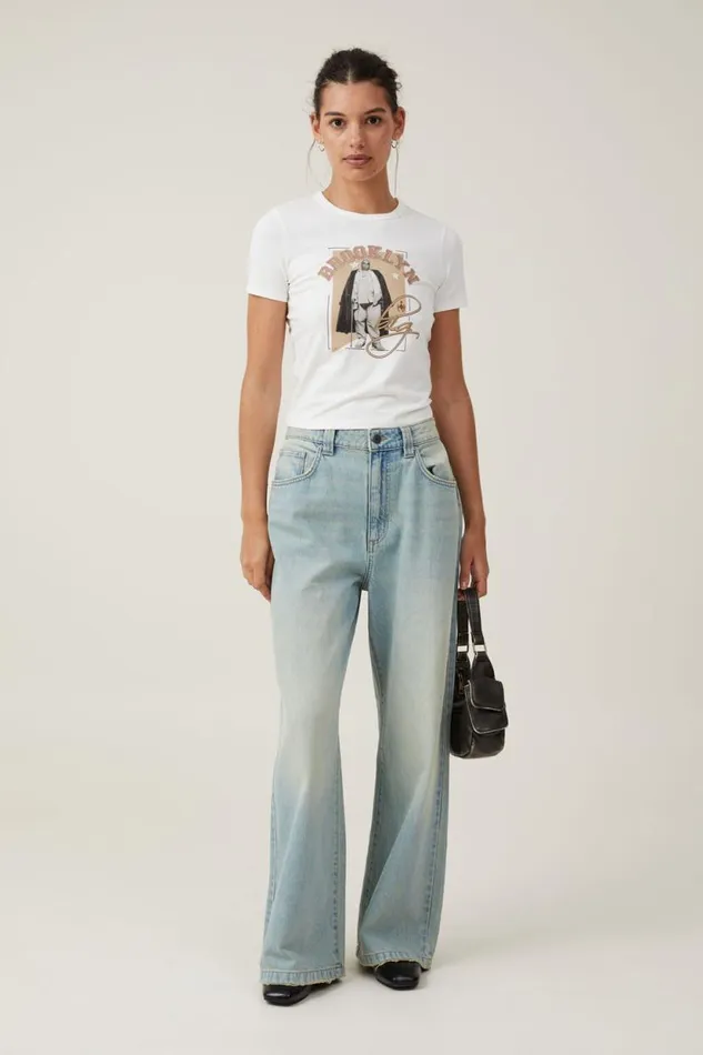 Fitted Graphic Music Longline Tee Lcn Mt Biggie Brooklyn Bigvintage White Women Cotton On Tops Fitted Graphic Music Longline Tee Lcn Mt Biggie Brooklyn Bigvintage White Women Cotton On Tops