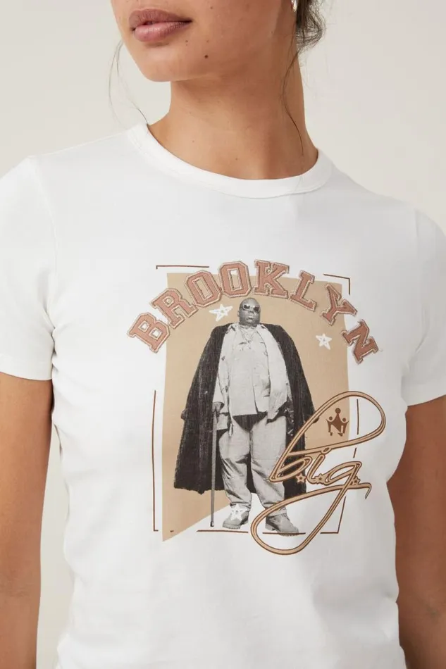 Fitted Graphic Music Longline Tee Lcn Mt Biggie Brooklyn Bigvintage White Women Cotton On Tops Fitted Graphic Music Longline Tee Lcn Mt Biggie Brooklyn Bigvintage White Women Cotton On Tops
