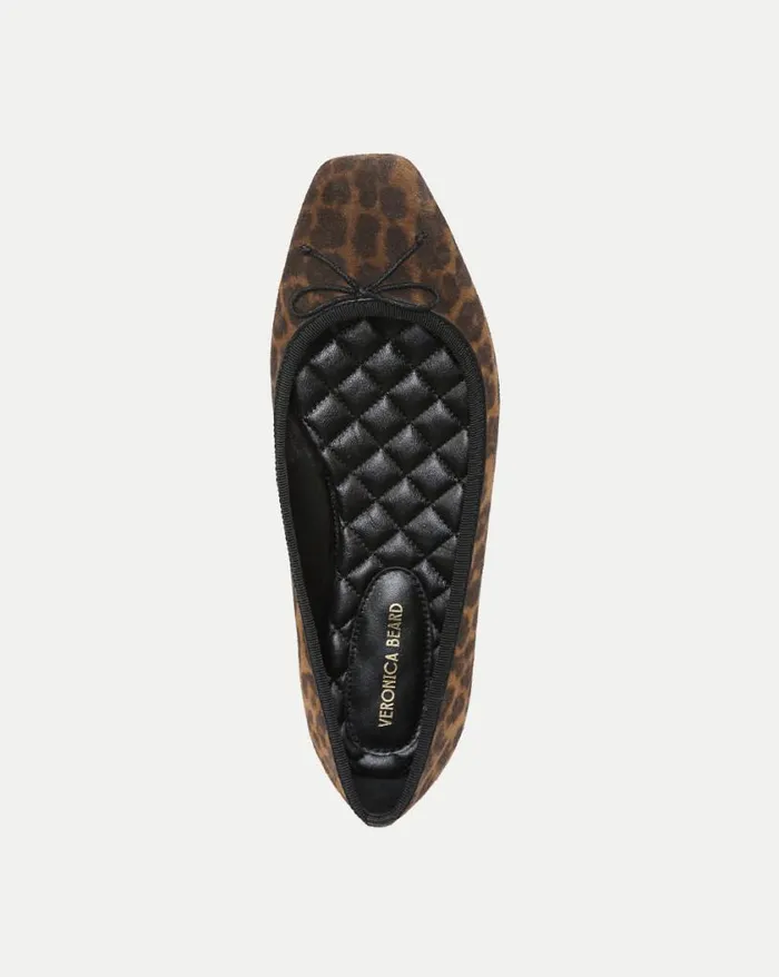 Flats and Loafers Shop Veronica Beard Beatrix Leopard Ballet Flat Leopard